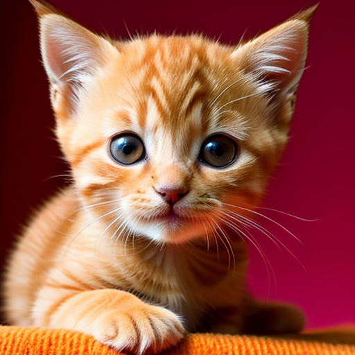 cute orange tabby kitten:cyberrealistic_1_3:473329301