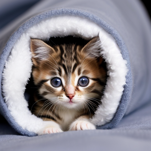 20260314 - cute kitten under a blanket:icbinp:1855421522